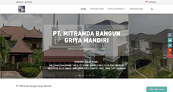 Desktop Screenshot of mitrabangunmandiri.com