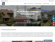 Tablet Screenshot of mitrabangunmandiri.com